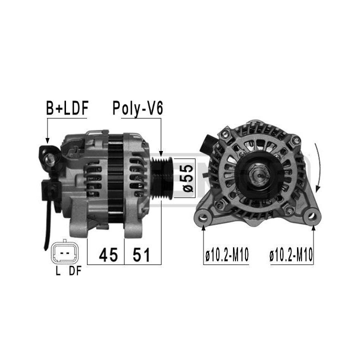 Kintamosios srovės generatorius ERA 210926A