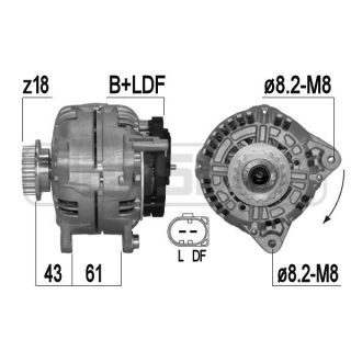 Kintamosios srovės generatorius ERA 210929A