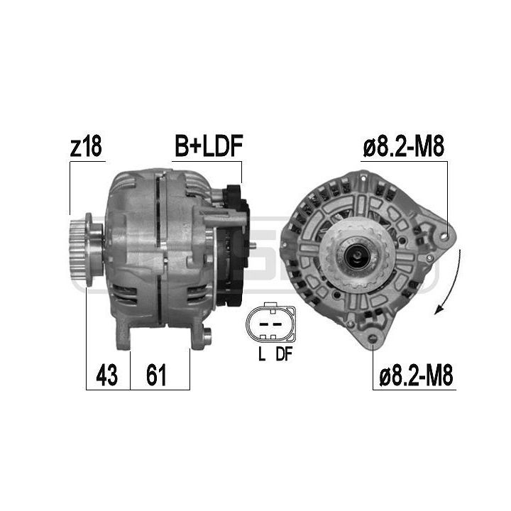 Kintamosios srovės generatorius ERA 210929A