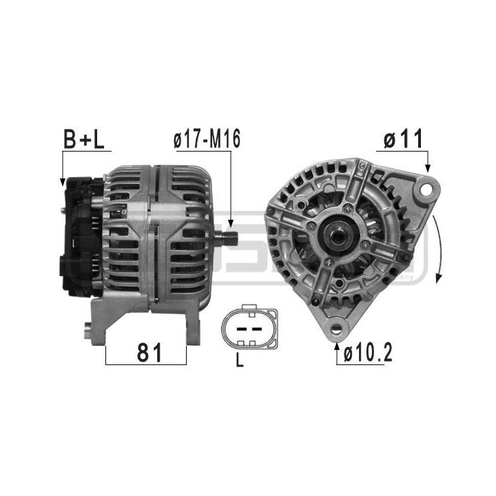 Kintamosios srovės generatorius ERA 210940A