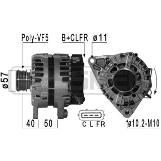 Kintamosios srovės generatorius ERA 210942A