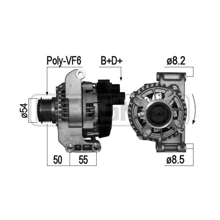 Kintamosios srovės generatorius ERA 210971
