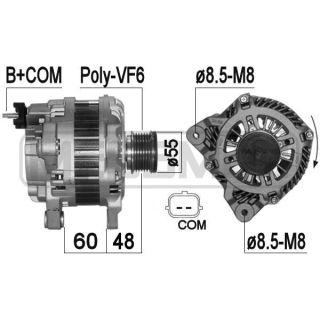 Kintamosios srovės generatorius ERA 210996A
