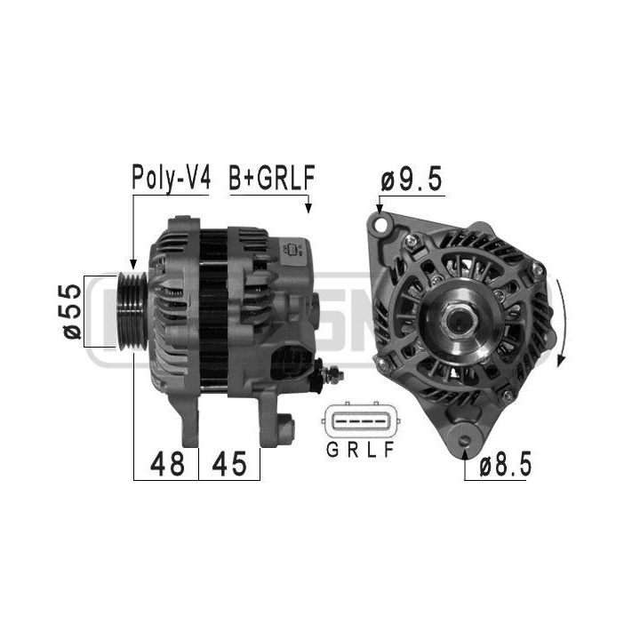 Kintamosios srovės generatorius ERA 210997A
