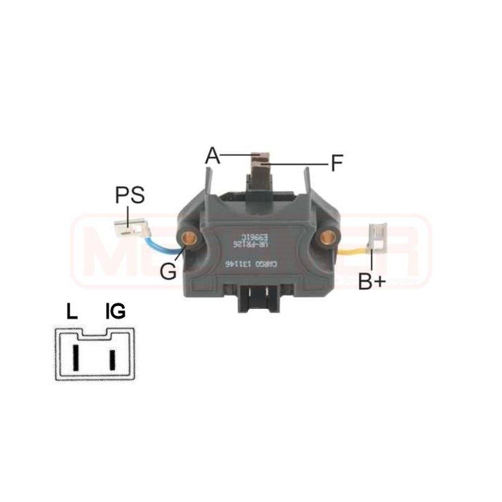 Reguliatorius, kintamosios srovės generatorius ERA 215735