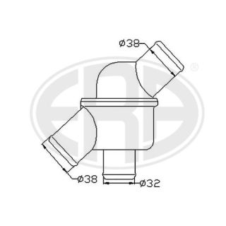 Termostatas, aušinimo skystis ERA 350065