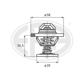 Termostatas, aušinimo skystis ERA 350138
