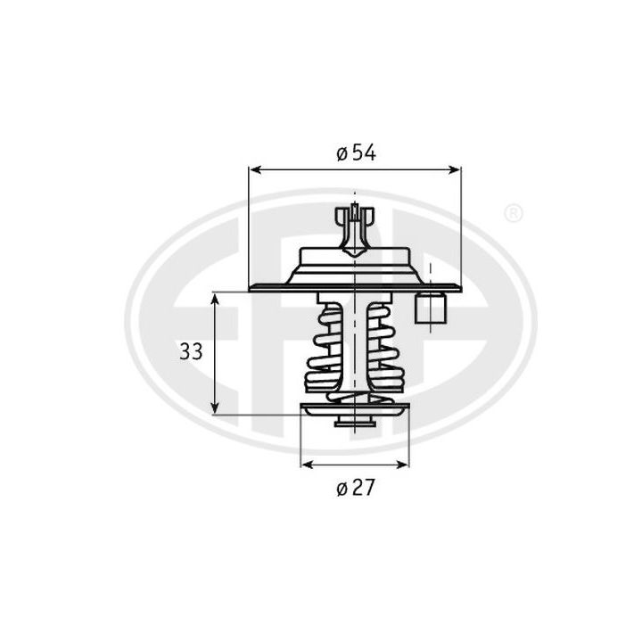 Termostatas, aušinimo skystis ERA 350160