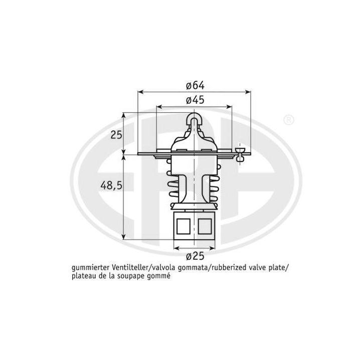 Termostatas, aušinimo skystis ERA 350232