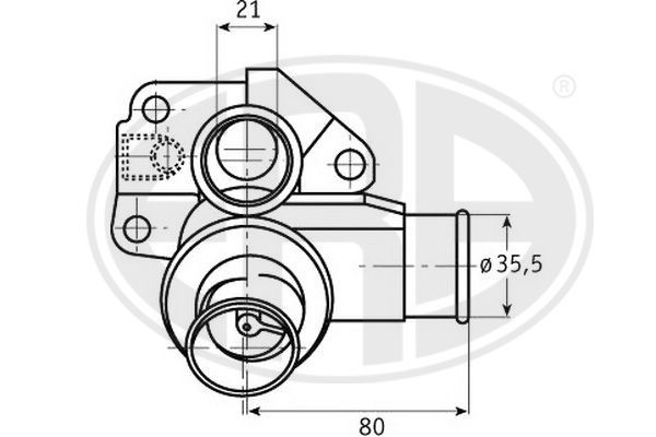 Termostatas, aušinimo skystis ERA 350236