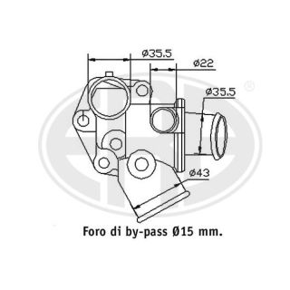 Termostatas, aušinimo skystis ERA 350261