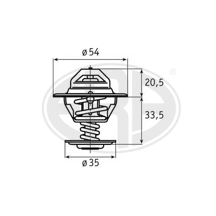 Termostatas, aušinimo skystis ERA 350264