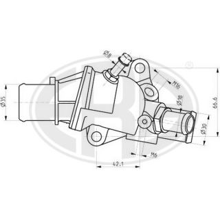 Termostatas, aušinimo skystis ERA 350271
