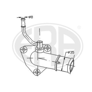 Termostatas, aušinimo skystis ERA 350277