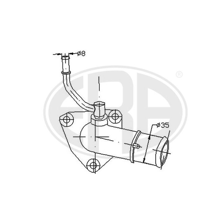 Termostatas, aušinimo skystis ERA 350277