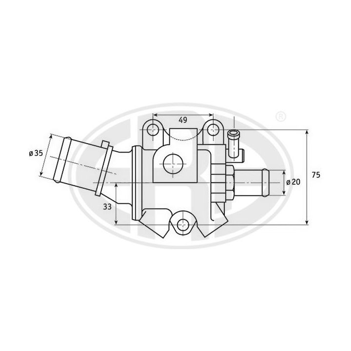 Termostatas, aušinimo skystis ERA 350285