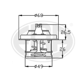 Termostatas, aušinimo skystis ERA 350299