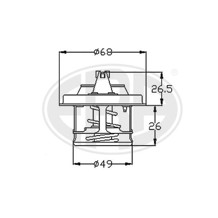 Termostatas, aušinimo skystis ERA 350299