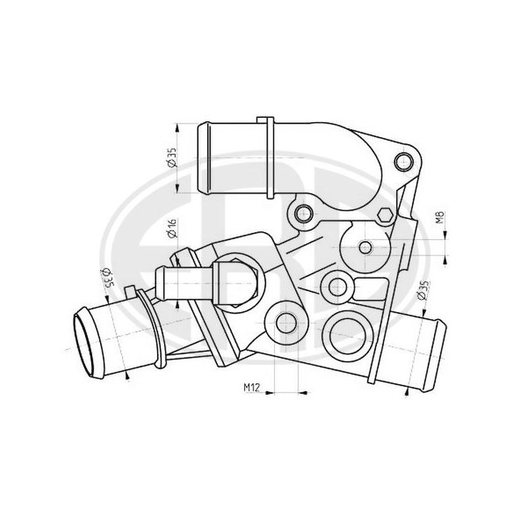 Termostatas, aušinimo skystis ERA 350304