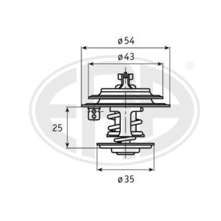Termostatas, aušinimo skystis ERA 350310A