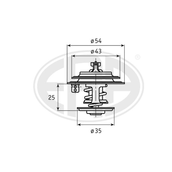 Termostatas, aušinimo skystis ERA 350310A