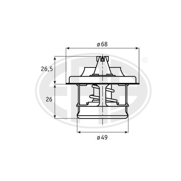 Termostatas, aušinimo skystis ERA 350324