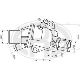 Termostatas, aušinimo skystis ERA 350341