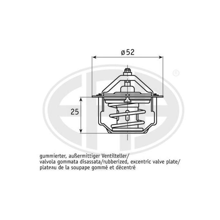 Termostatas, aušinimo skystis ERA 350351