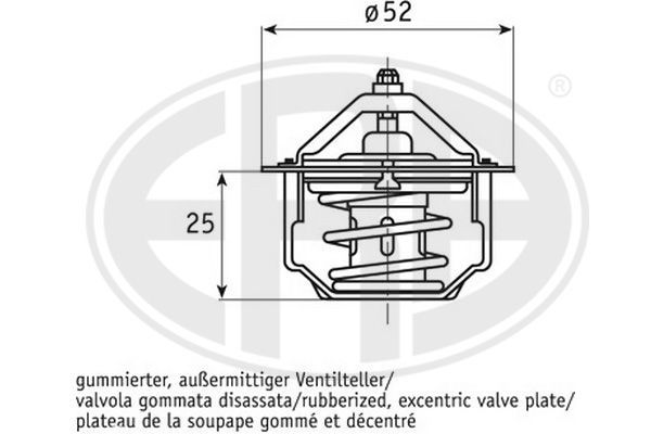 Termostatas, aušinimo skystis ERA 350351