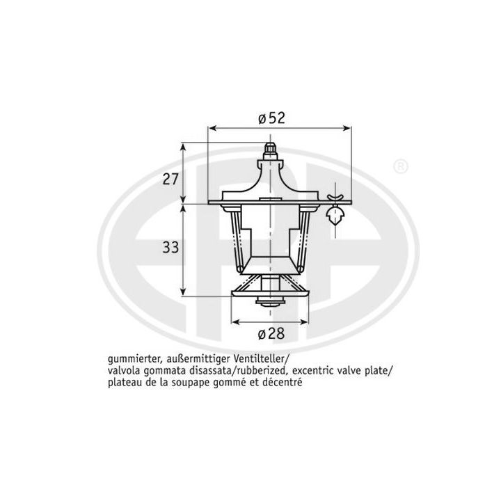Termostatas, aušinimo skystis ERA 350353