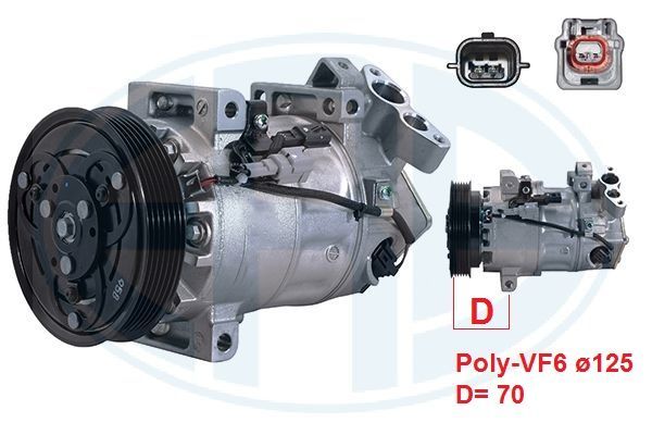 Kompresorius, oro kondicionierius ERA 670179