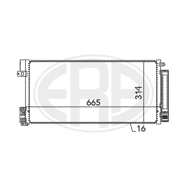 Kondensatorius, oro kondicionierius ERA 667004
