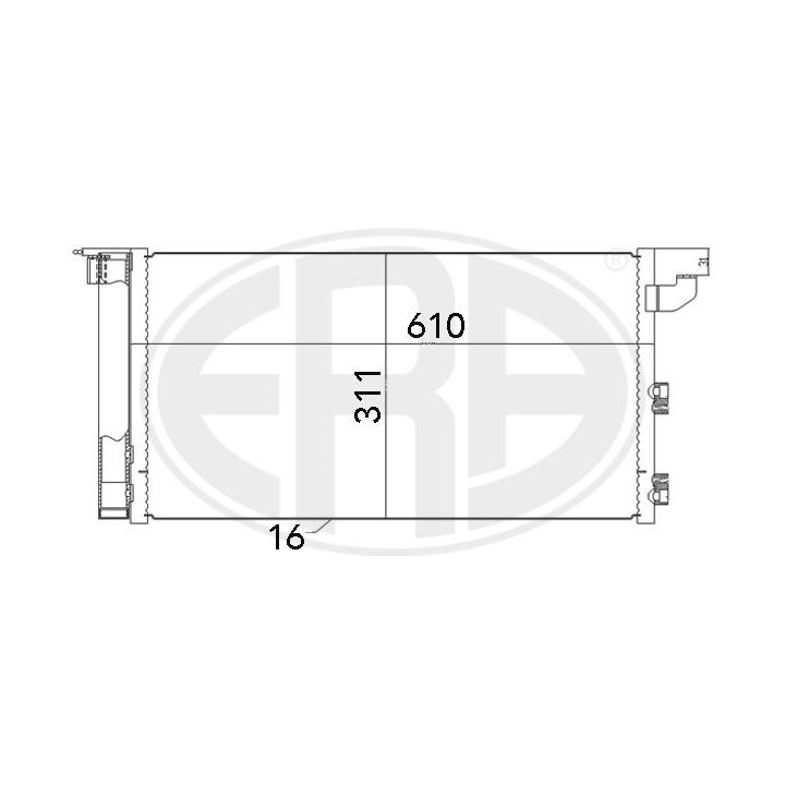 Kondensatorius, oro kondicionierius ERA 667005