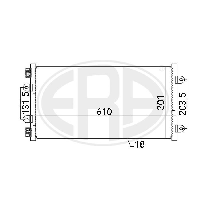 Kondensatorius, oro kondicionierius ERA 667014