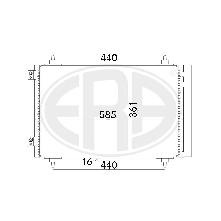 Kondensatorius, oro kondicionierius ERA 667016