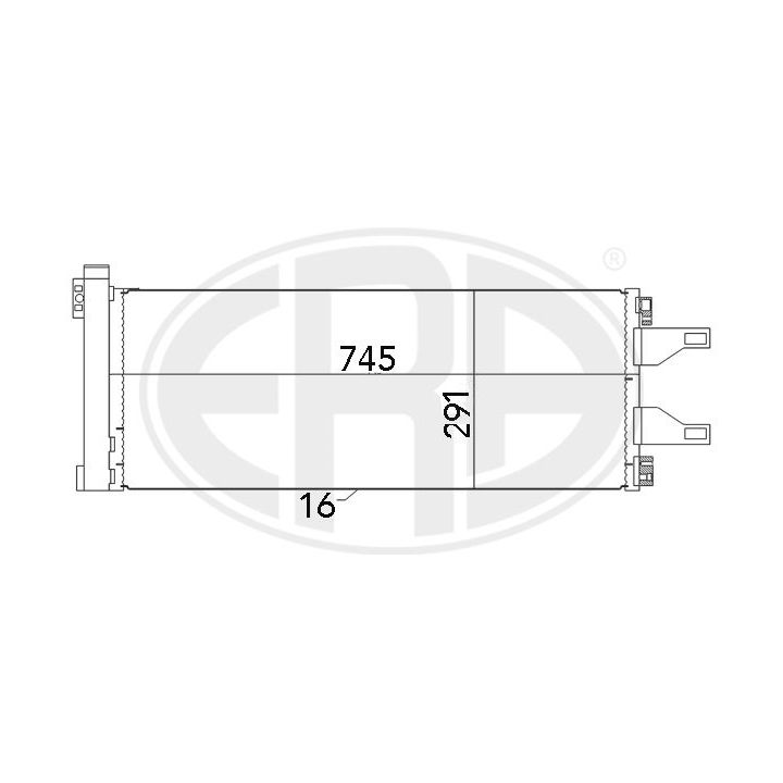 Kondensatorius, oro kondicionierius ERA 667023