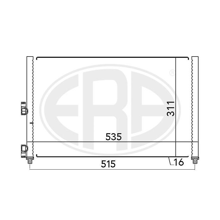 Kondensatorius, oro kondicionierius ERA 667024
