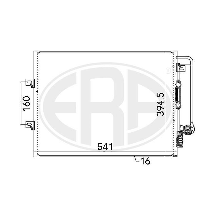 Kondensatorius, oro kondicionierius ERA 667072