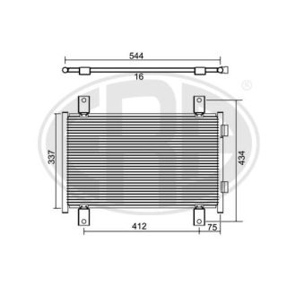 Kondensatorius, oro kondicionierius ERA 667084
