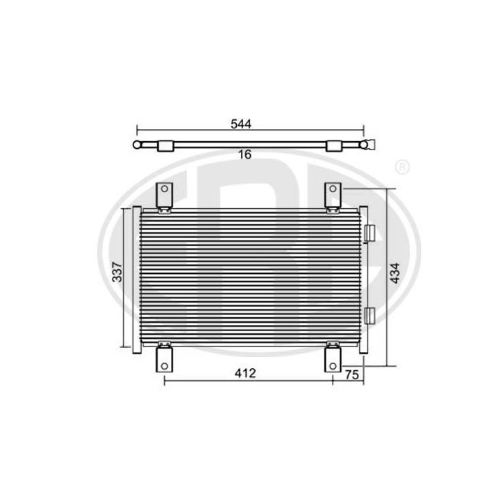 Kondensatorius, oro kondicionierius ERA 667084