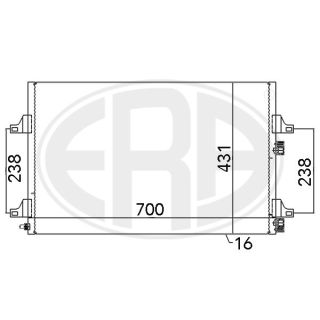 Kondensatorius, oro kondicionierius ERA 667106