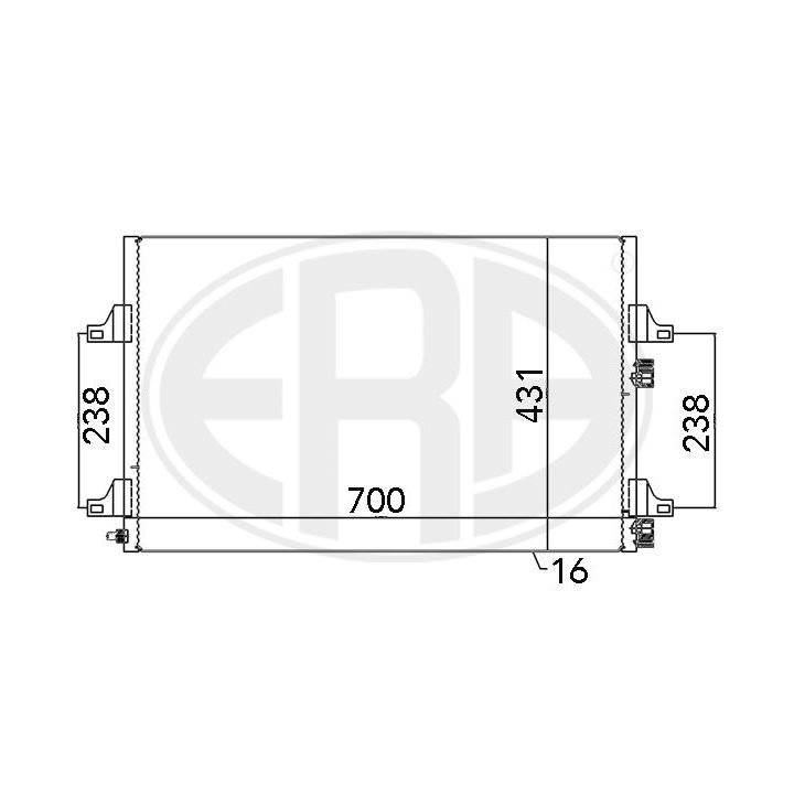 Kondensatorius, oro kondicionierius ERA 667106
