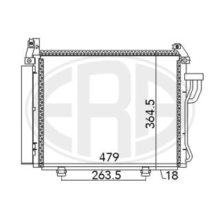 Kondensatorius, oro kondicionierius ERA 667107