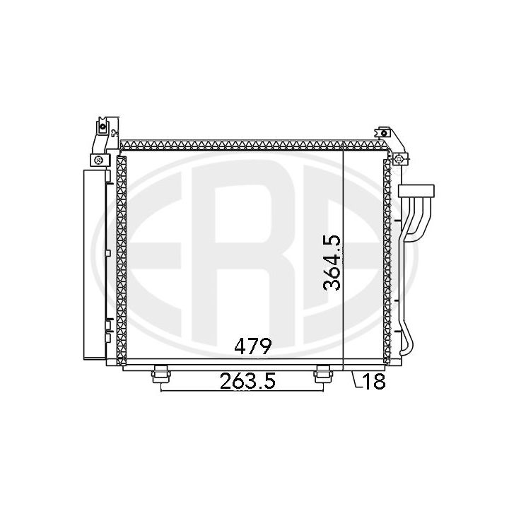 Kondensatorius, oro kondicionierius ERA 667107