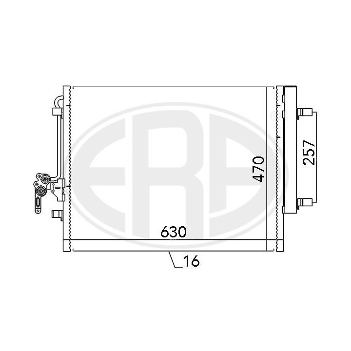 Kondensatorius, oro kondicionierius ERA 667116
