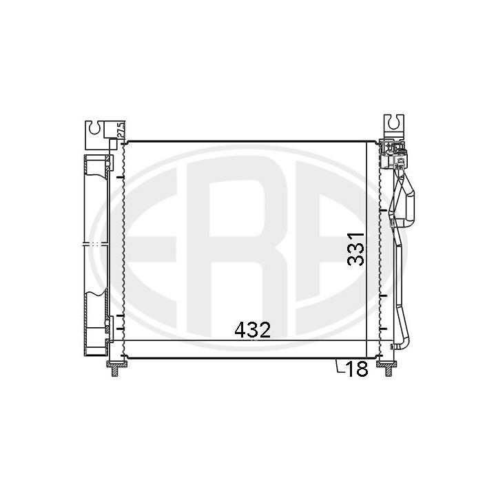 Kondensatorius, oro kondicionierius ERA 667119