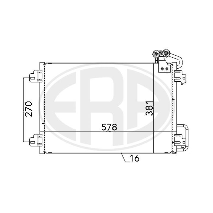 Kondensatorius, oro kondicionierius ERA 667127
