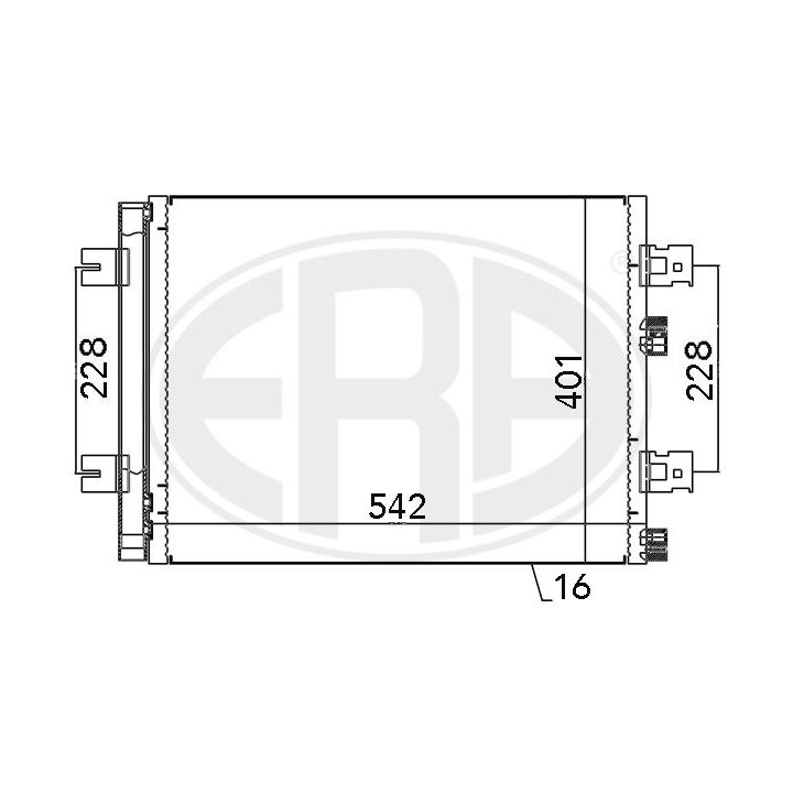 Kondensatorius, oro kondicionierius ERA 667130