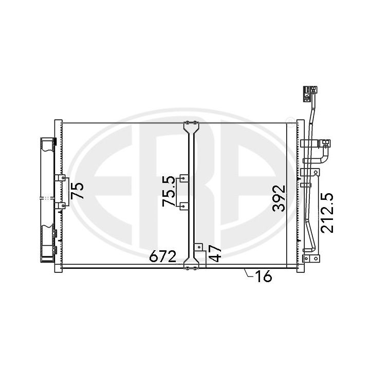 Kondensatorius, oro kondicionierius ERA 667140