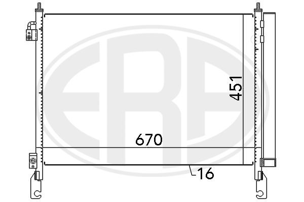 Kondensatorius, oro kondicionierius ERA 667147
